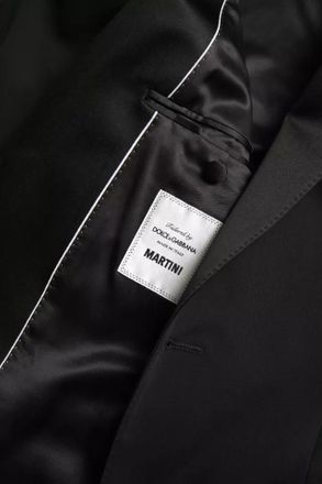 Dolce & Gabbana Black Wool Single Breasted MARTINI Mens Blazerclothing