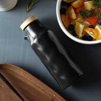 OEM Botella De Cer&aacute;mica De 400 Ml Para Aceite Y Vinagre, Ideal Para La Cocina, Aderezos Y Marinadas