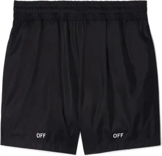 Off-white Black Logo Courtyard Shorts