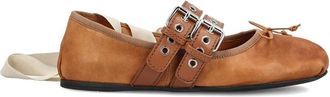 Miu Miu Buckle-strap Ballet Flats