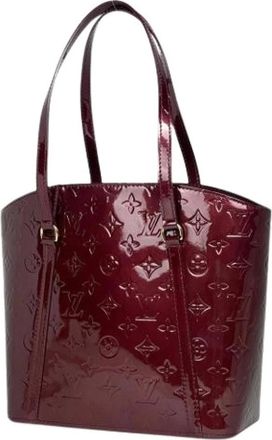 Louis Vuitton Pre-owned Tote Bags, female, Purple, Size: ONE SIZE Pre-owned Monogram Vernis Tote bag