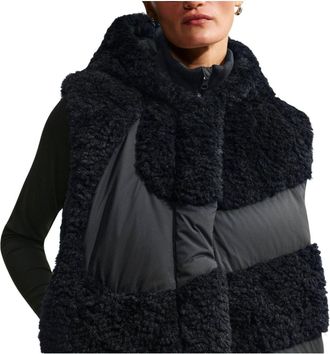 Nike (WMNS) Nike Sportswear Swoosh Series Loose Therma-FIT Hooded Down Vest Black IO9656-010