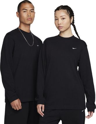 Nike Solo Swoosh Long-Sleeve Top Black DX0885-010
