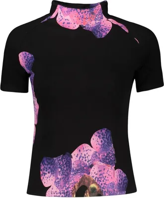 Desigual Lacroix T-shirt met korte mouwen - Dames - Tops - Zwart - Maat: XL