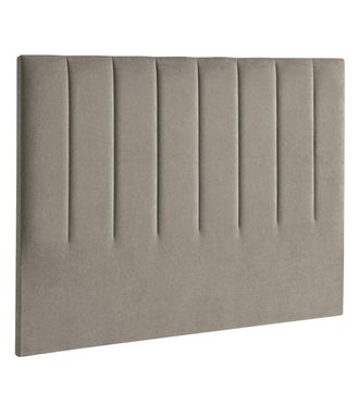 Home Heavenly Cabecero 150 cm tapizado acolchado tela suave beige