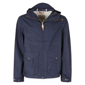 Manifattura Ceccarelli Blazerjas met Capuchon - Heren - Zomerjassen - Blauw - 4XS - Jassen