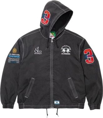 SUPREME x La Martina SS26 Lightweight Hooded Jacket Black SUP-SS26-319-BLK