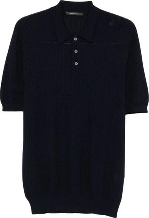 Tagliatore Polo Shirts - Heren - Polos - Blauw - 2XL - Tops