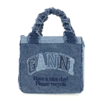 Ganni Borse a Mano - female - Ganni - Handbags - Blue - ONE SIZE - Bags