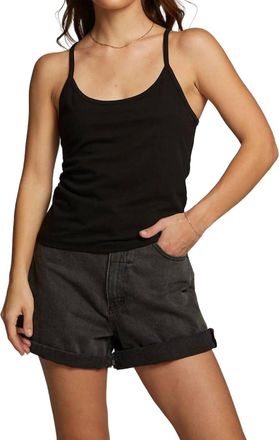 Chaser Flowy Tank In Black