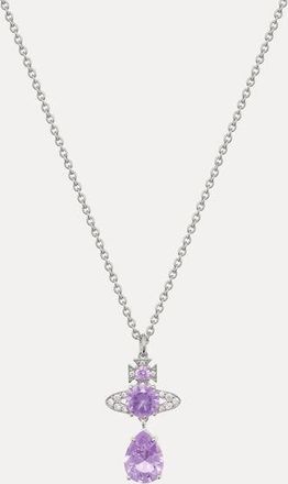 Vivienne Westwood Ismene Drop Pendant Necklace Platinum-lavender Platinum-lavender Women