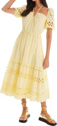 Allison New York Emilia Midi Dress In Butter