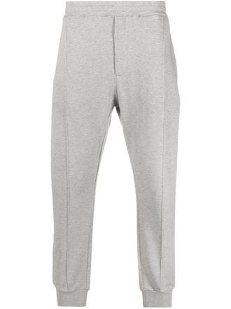 Alexander McQueen rear logo-patch detail track pants - Grey
