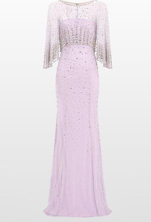 Jenny Packham Kiya Maxi Dress in Lavender at Nordstrom, Size 10 Uk