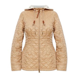 Moncler Down Jackets, female, Beige, Size: XL Arum Puffer Jacket