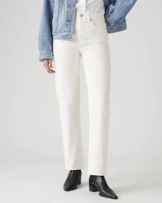 Levi's Womens Levis Wedgie Jeans In The Clouds Denim Straight Leg Ankle JDM2639