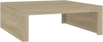 vidaXL Vidaxl - Coffee Table Sonoma Oak 100x100x35 cm Engineered Wood