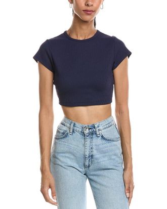 Susana Monaco Susana Monaco Rib Crew Crop