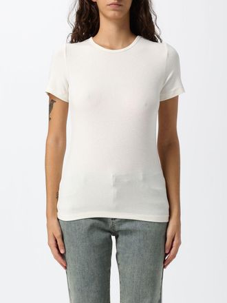 Eleh T-shirt girocollo in misto cotone e viscosa con vestibilit&agrave; slim