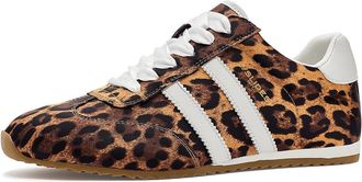 J/Slides Peggy Womens Shoes Leopard : 6.5 M, Suede/Synthetic