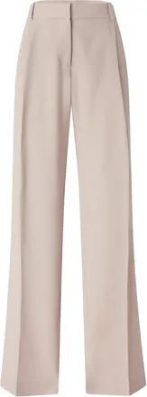 Pinko Natural Straight Flat Front Pants