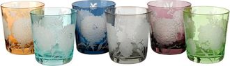 Pols Potten Pols Potten - Peony Glas, mehrfarbig (6er-Set)