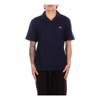 Lacoste Heren, Tops, Blauw, Maat: 2XL Katoen