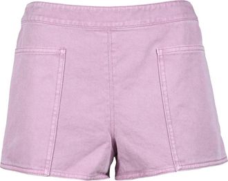 Max Mara Dames, Korte broeken, Paars, Maat: S Katoen