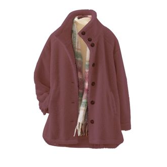 Generic My Orders Deals of The Day Fleece Jacket Women Winter Warm Solid Color Fleece Coat With Pockets Oversized Long Sleeve Fluffy Cardigan Casual Button Do