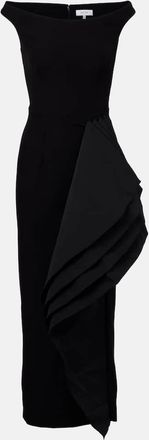 SAFiYAA Abito midi Bree drappeggiato