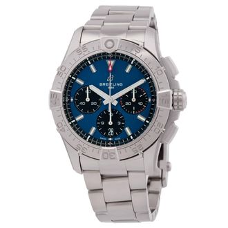 Breitling Avenger 42 Chronograph Automatic Chronometer Blue Dial Mens Watch AB0146101C1A1