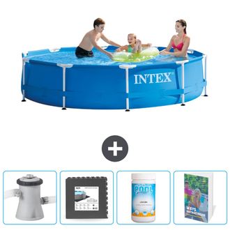 Intex Piscina Con Estructura Redonda - 305x76 Cm - 7-piezas Scb125