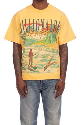Billionaire Boys Club Great Outdoors Graphic T-Shirt in Pale Marigold at Nordstrom, Size Xx-Large