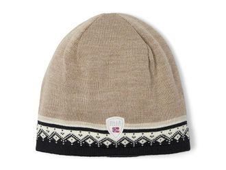 Dale of Norway Moritz Hat Caps Mountainstone/Off White/Black, Merino/Wool