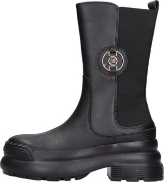 Liu Jo AMY 10 Enkellaarsjes - Dames - Chelseaboots - Zwart - 41 EU - Leer - Schoenen