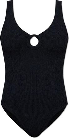 Hunza G Badmode, Dames, Zwart, ONE Size, Coverage Celine Badpak uit &eacute;&eacute;n stuk