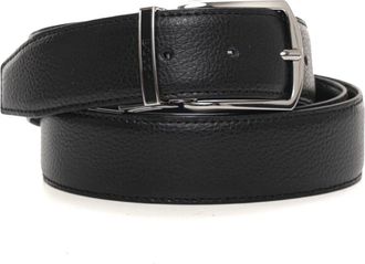 HUGO BOSS Onnie Or 35 Riem - Heren - Riemen - Zwart - ONE Size - Leer - Accessoires