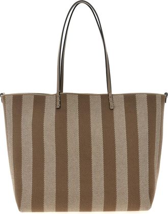 Fendi Grey Roll Large Reversible Tote