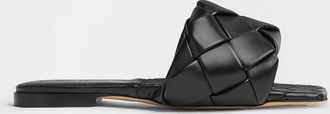 Bottega Veneta Sandali mules Lido in nappa intrecciata con tacco basso