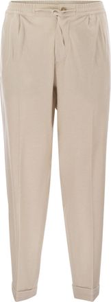 Fedeli Harvard Soft Cashmere Flannel Trousers