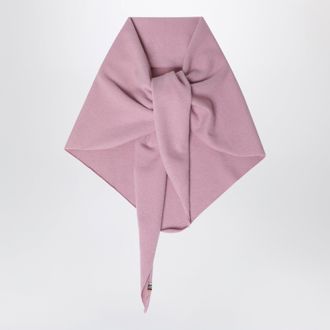 Extreme Cashmere Pink triangular cashmere scarf