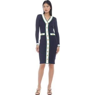 Alexia Admor Janet Dress in Navy at Nordstrom, Size X-Small