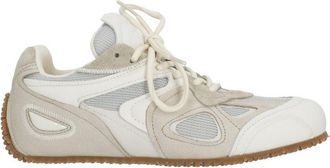 Axel Arigato White Slow Runner Leather-Blend Sneakers