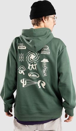 Quiksilver Salt Water Graphic Hoodie gr&uuml;n