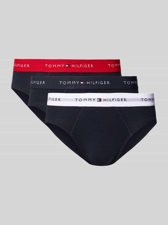 Tommy Hilfiger Slip aus Baumwoll-Mix im 3er-Pack in Marine, Größe M