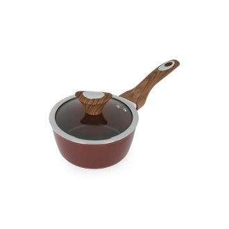 KASANOVA Casseruola un manico 16 cm coperchio burgundy New Ceramic