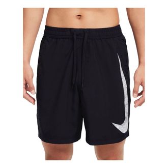 Nike Dri-FIT 7 Shorts Black Form Swoosh FZ1067-010