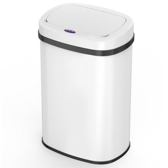 Kitchen Move Cubo de basura de cocina autom&aacute;tico Blanco 58L