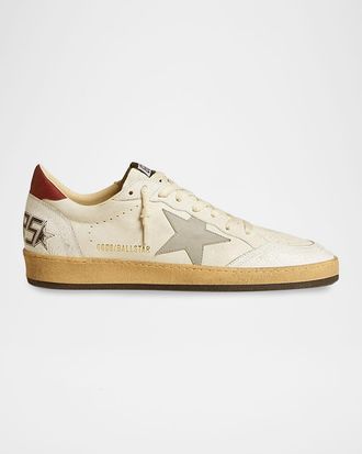 Golden Goose Men & apos;s Ball Star Leather Low-Top Sneakers