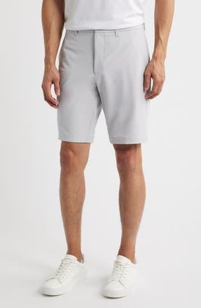 BOSS Commuter Slim Fit Performance Shorts in Light Grey at Nordstrom Rack, Size 36